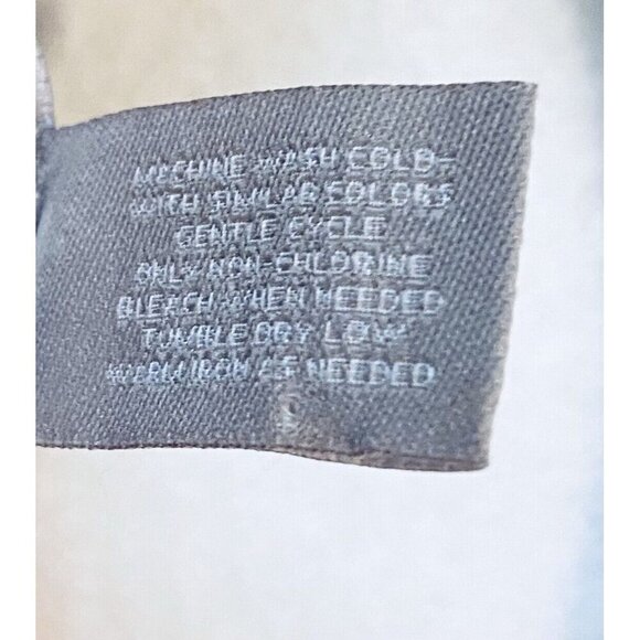 Chicos 1 Sweater Womens Medium 8 Cowl Neck Fringe Short Sleeve Red Cotton Boho - Picture 5 of 6